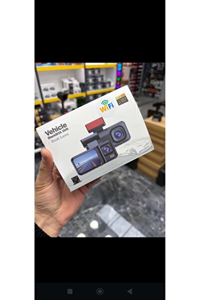 TEKNOPAZAR DÜNYASI Araç İçi Hd Kamera 3 Kameralı Wifi Özellikli 1080P Full Hd...