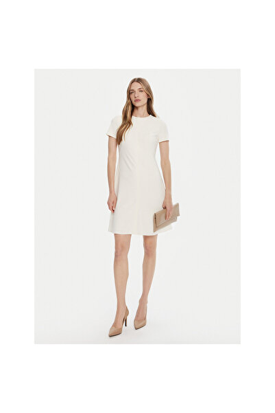 Calvin Klein damskie sukienka_koktajlowa ecru LV044C064G