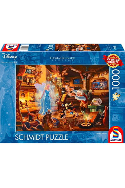 Schmidt Spiele Thomas Kinkade Studios: Disney Dreams Collection - Geppetto's ...
