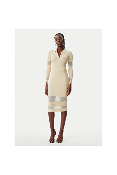 Patrizia Pepe Rochie de damă tricotată bej 8A1420/K078-B814