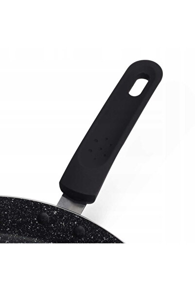 Kamille Tavă pentru clătite, marmură, 24 cm, neagră