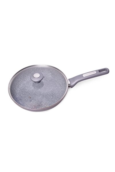 Kamille Tigaie din granit, 22 cm, cu capac, compatibilă cu inducție, gri /4270GR