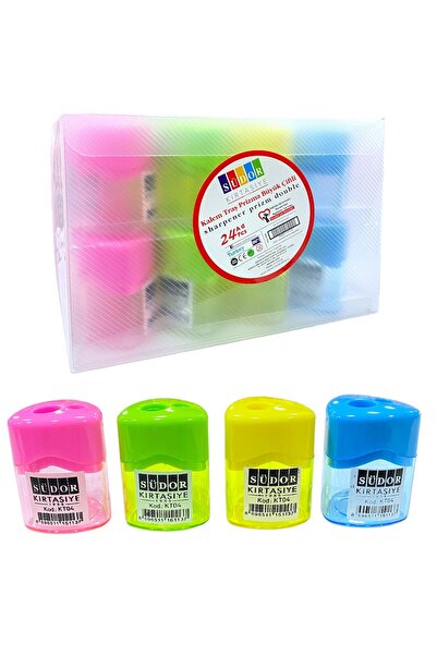 Südor Kt04 Prism Pencil Sharpener Double 24 Pieces