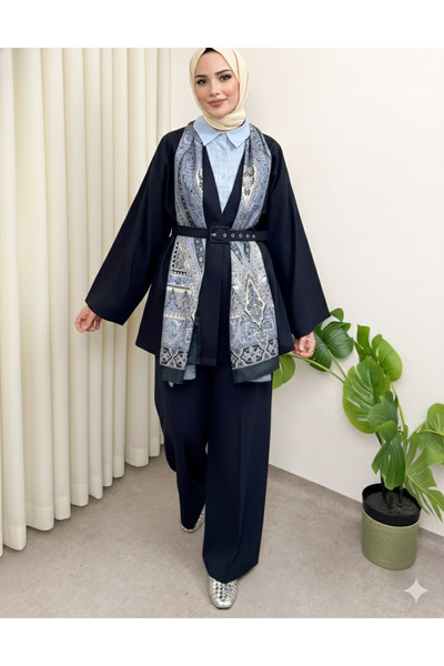 bellura Belted Kimono Set