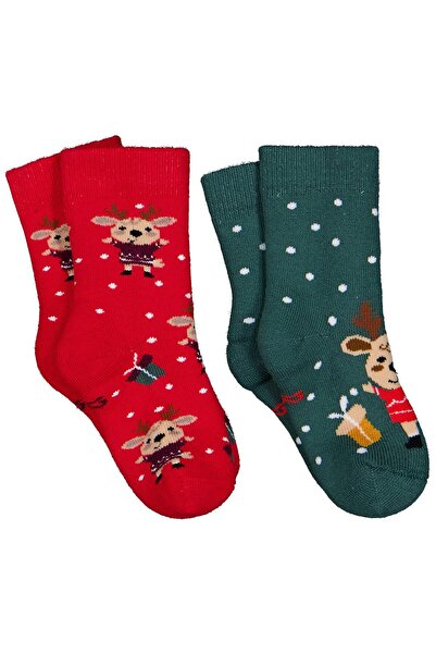 Civil Baby Geyik Havlu 6-2-Piece Baby Boy Sock Set - Standard 6 Months