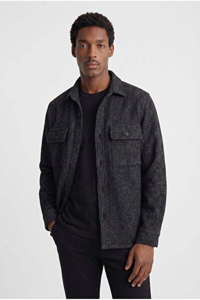 PAULMARK Men's regular shirt jacket