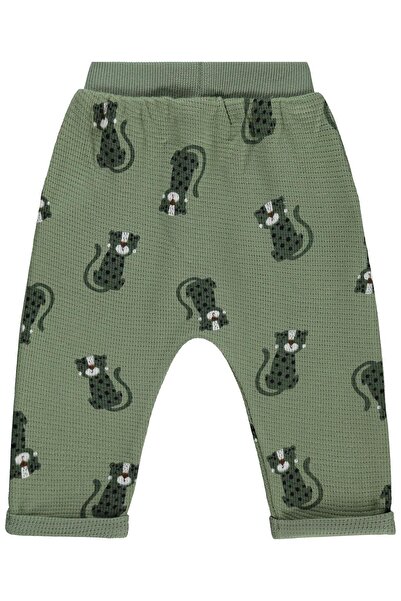 Civil Baby Cute Tiger Printed Sweatpants for 6-18 Months - Khaki 9-12 Months