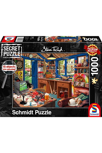 Schmidt Spiele Steve Read: Secret Puzzle - Father's Workshop (1000 pieces)