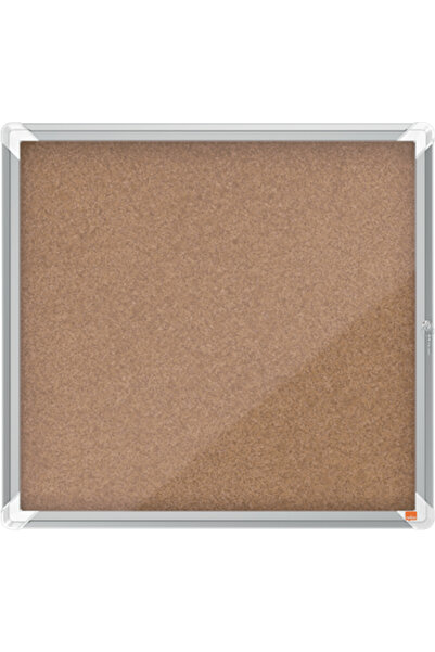 Nobo Premium Plus Cork Board, Interior, 6x A4, with Door and Key,