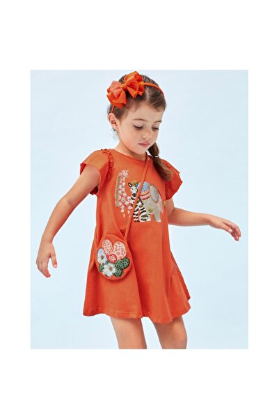 MAYORAL girls' dress with bag 3947-29