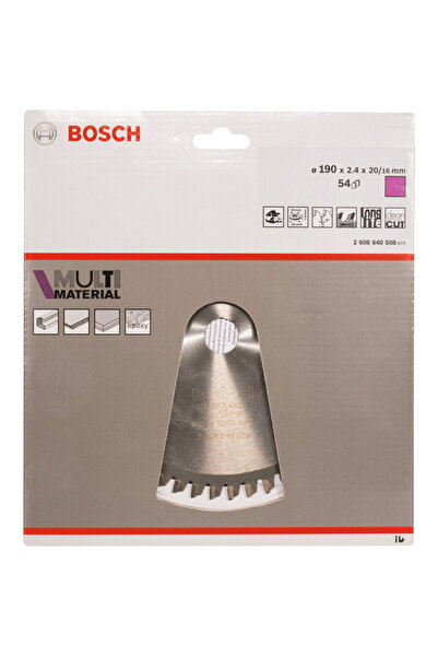 Bosch Circular Saw Blade, 190 x 20 / 16 mm, 54 Teeth