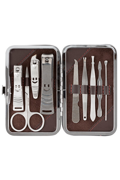 OEM Σετ μανικιούρ, 9 τεμάχια, ματ ανοξείδωτο ατσάλι TM29