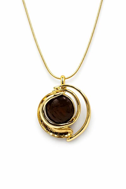 Jack Ferrero Luxury Rustic Glow Steel Necklace