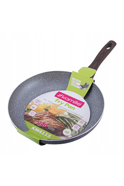 Kamille Tigaie de marmură, 30 cm, rezistentă la zgârieturi, neagră