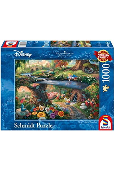 Schmidt Spiele Thomas Kinkade: Painter of Light - Disney - Alice in Wonderlan...