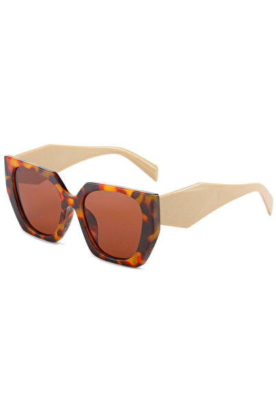 Techsuit Ochelari de soare pentru femei - (3967) - Leopard / Maro