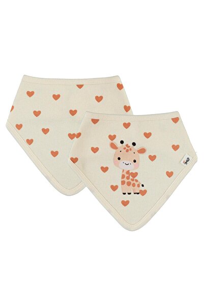 Civil Baby Bavetă cu inimă girafă - Fil Dişi