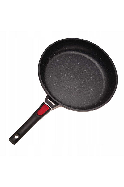 Kamille Marble-Coated Aluminum Frying Pan, Non-stick, 28 cm, Induction, Detac...
