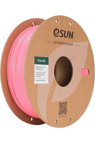 eSun PLA+HS Pembe Filament 1,75mm 1kg - bisiparisver