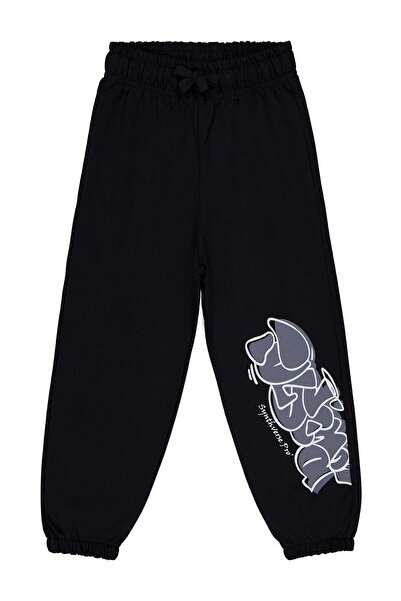 Civil Boys Φόρμα με στάμπα γκράφιτι για 6-9 ετών - Μαύρο για 9-10 ετών