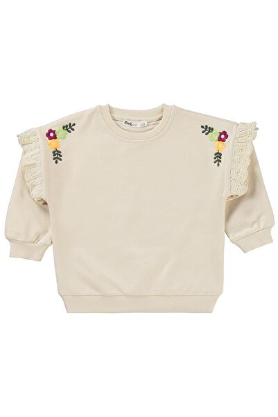 Civil Girls Set trening cu mâneci cu volane și broderie Ivy pentru 2-5 ani - ...