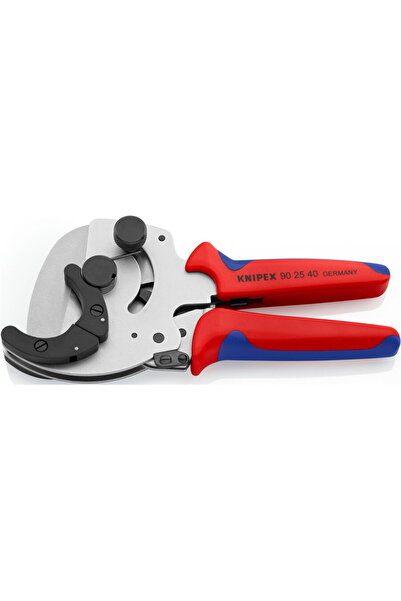Knipex pipe cutter 90 25 40 (red/blue, for composite and plastic pipes)