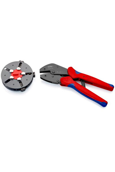 Knipex 973301 Clește pentru sertizarea șoferelor de cablu cu trei funcții 250 mm