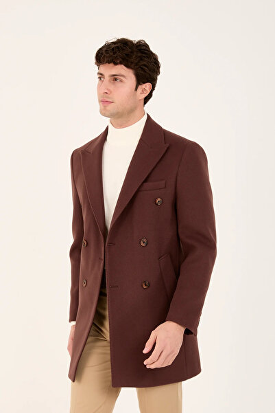 The Tailor Classics معطف كاجو بأزرار للرجال