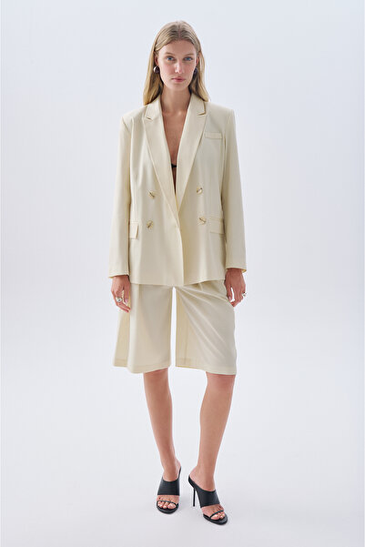 Mudo Pleated Midi Bermuda Shorts