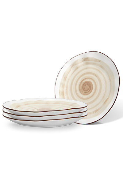 Fissman 4-Piece Plates Glide 26cm (Porcelain)