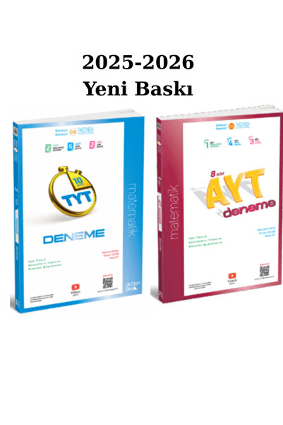 Üç Dört Beş Yayıncılık 345 Yayınları AYT Matematik - TYT Matematik Denemesi S...