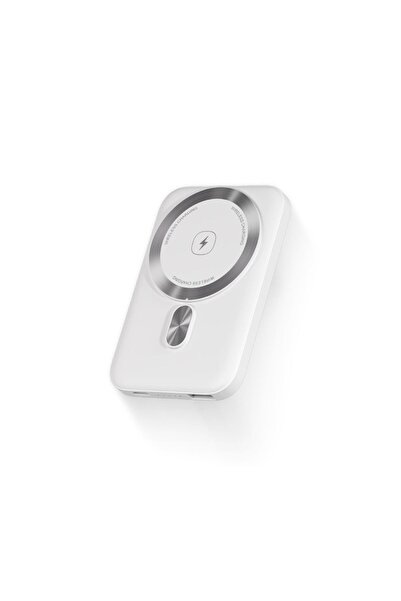 Polosmart PBS152 Magsafe 5000mAh Taşınabilir 15W Şarj Cihazı Powerbank Beyaz