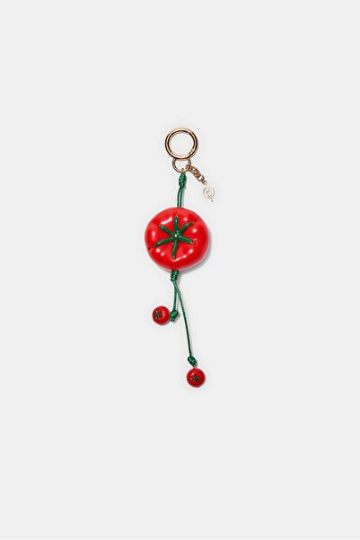 Stradivarius Tomato charm keyring