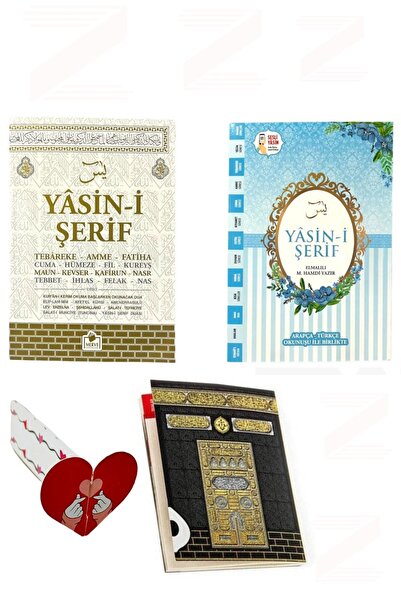 Merve Yayınları Yasin-i Şerif Okunuşlu ve Mealli Çanta Boy 3'lü Set (Özel Tas...