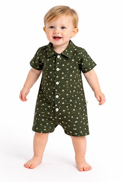 Chicsy Baby Baby Boy Casual Summer Romper Cotton Short Sleeve