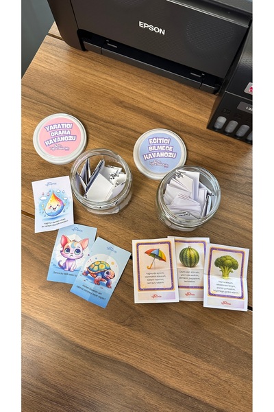 Yogatoon Kids World Çocuklar İçin Yaratıcı Drama ve Eğitici Bilmece Kavanozu ...