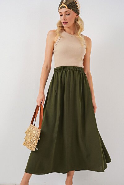 Hiccup BDART Maxi Skirt With Elastic Waist