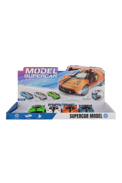 Mega Creative Jucarie masina curse MegaCreative 571831, 13cm, 45x2x30cm, eler...