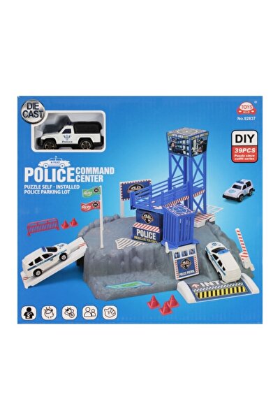 Mega Creative Jucarie set parcare Politie MegaCreative 573971, masina+accesor...