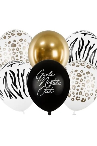 PartyBalloons Set de 6 baloane din latex - Seară cu fete în oraș