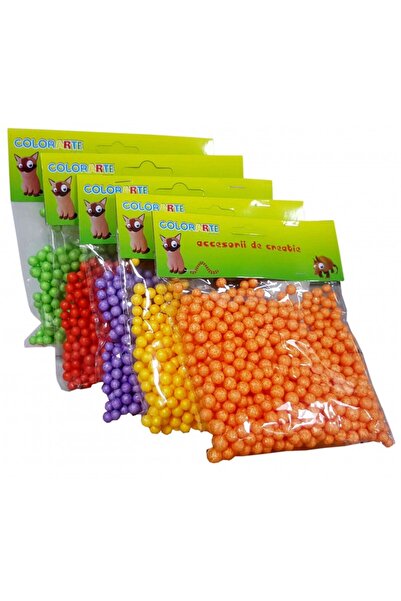Colorarte Accesorii creatie - polistiren - bile, diverse culori, 0.5cm, Color...