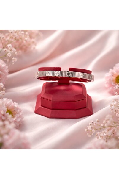 Alissa Accessories ALİSSA VİP ÇELİK 316 L 5,4 CM KELEPÇE BİLEKLİK SİLVER