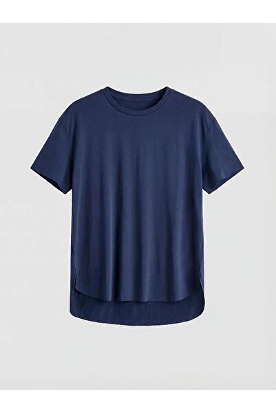 LC Waikiki Γυναικείο αθλητικό μπλουζάκι με λαιμόκοψη ποδηλάτου (S6)