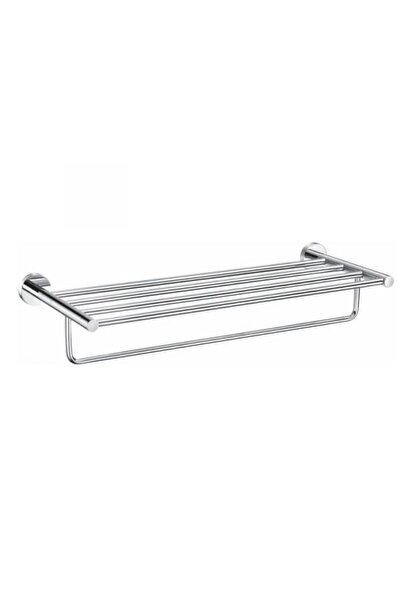 Kröner Towel holder with storage space, Kroner, Rio, shiny chrome