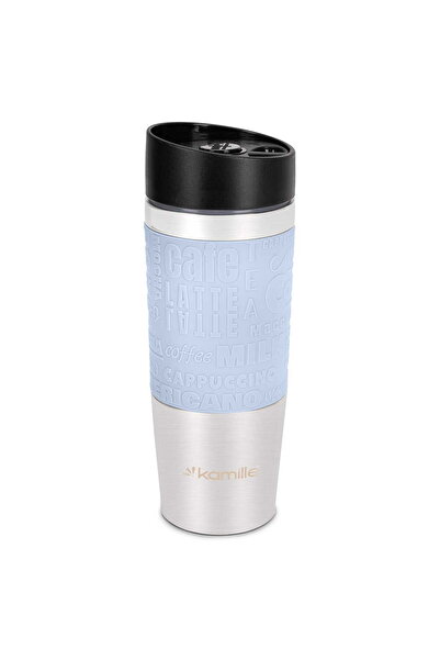 Kamille KM-2153 thermal mug, thermal insulation, anti-slip, 380ml, multicolor