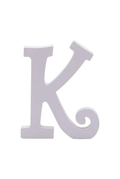 MC Micostore Zebra party decorations letter K, 11cm, wood, self-adhesive, JAB...