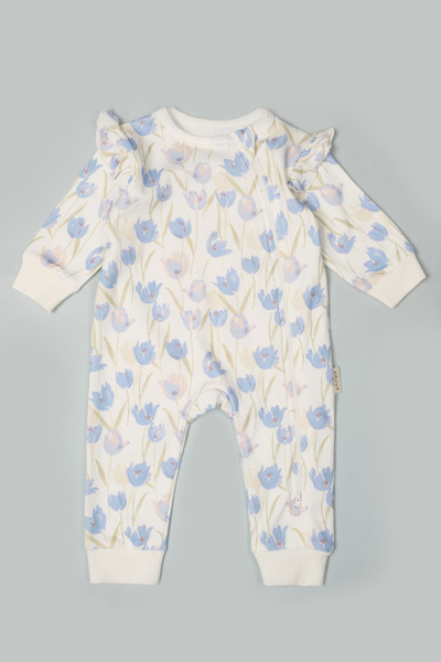 Vauva Baby Kids Jumpsuit Printed Long Sleeve Zippered Jumpsuit