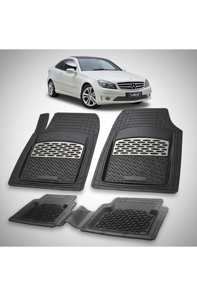 TEAMCAR Συμβατά πατάκια δαπέδου Mercedes-Benz CLC-Class CL203 2008-2011 | Ασημί
