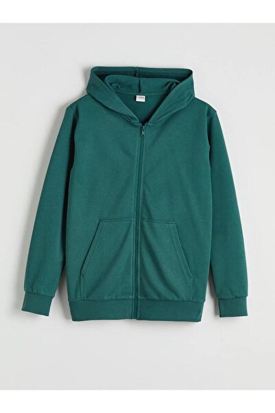 LC Waikiki Hooded Boy's Zippered Sweatshirt (S6)
