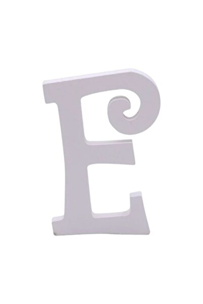 MC Micostore Zebra party decorations letter E, 11cm, wood, self-adhesive, JAB...